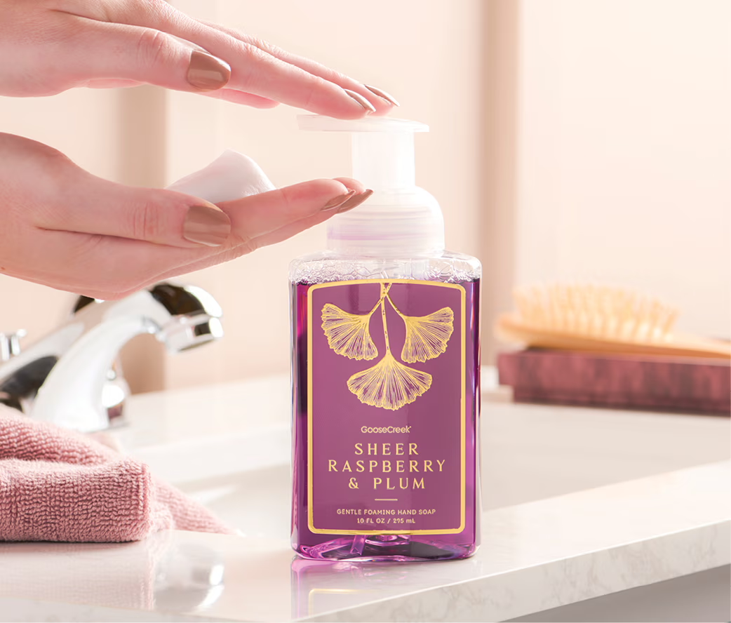 Goose Creek foaming hand soap collection