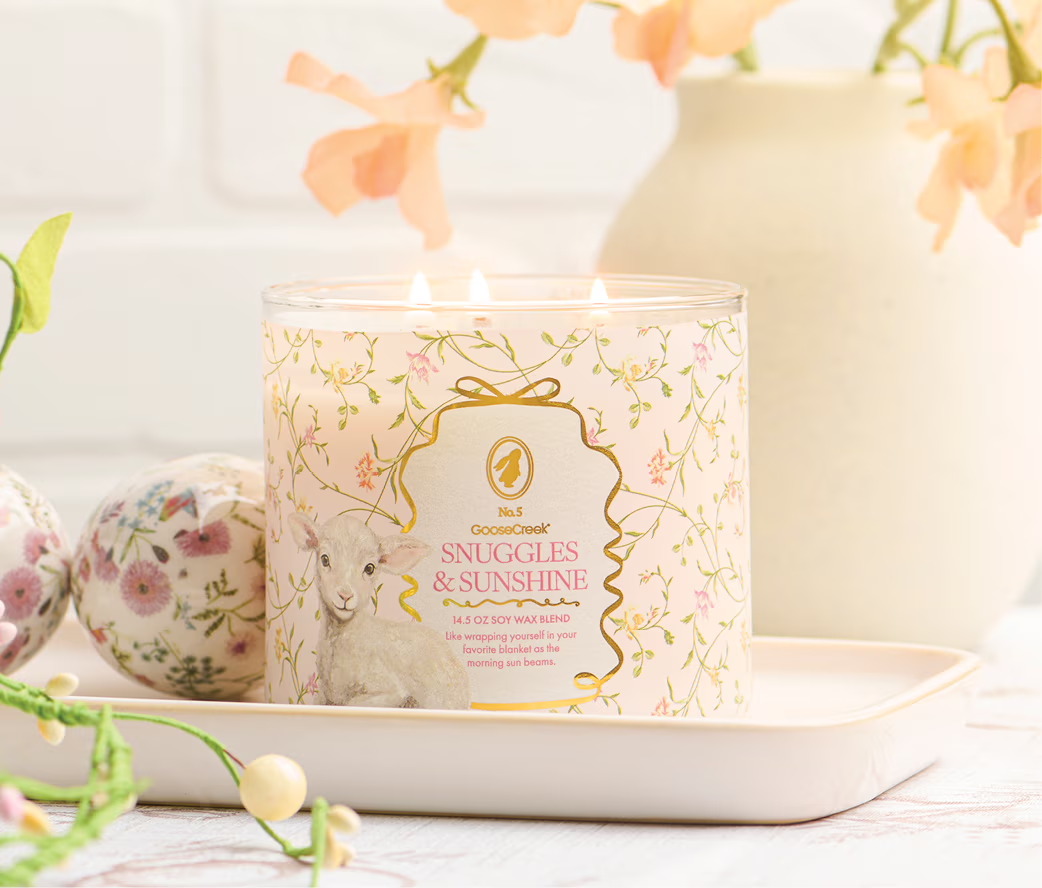Goose Creek three-wick candle collection